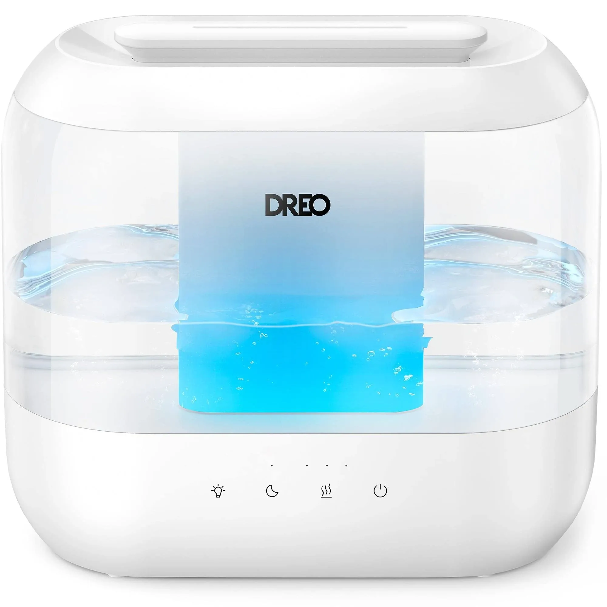 Dreo Humidifiers for Bedroom, Top Fill 4L Supersized Cool Mist Humidifier with ...