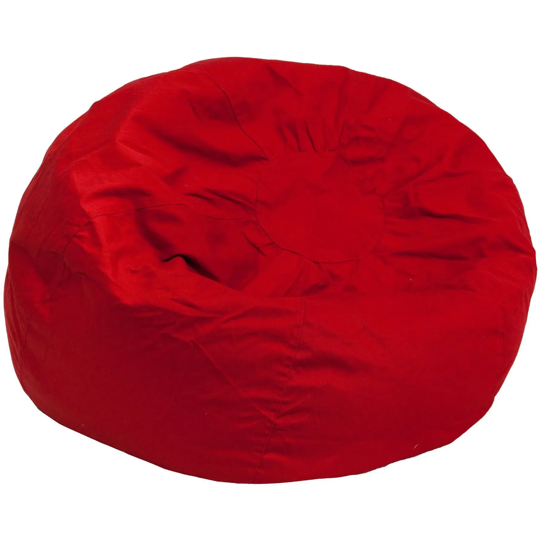 Small Solid Red Kids Bean Bag Chair - Flash Furniture DG-BEAN-SMALL-SOLID-RED-GG