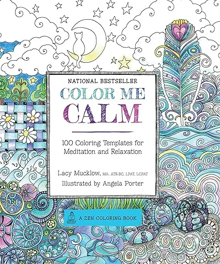 Color Me Calm: 100 Coloring Templates for Meditation and Relaxation (Volume 1)