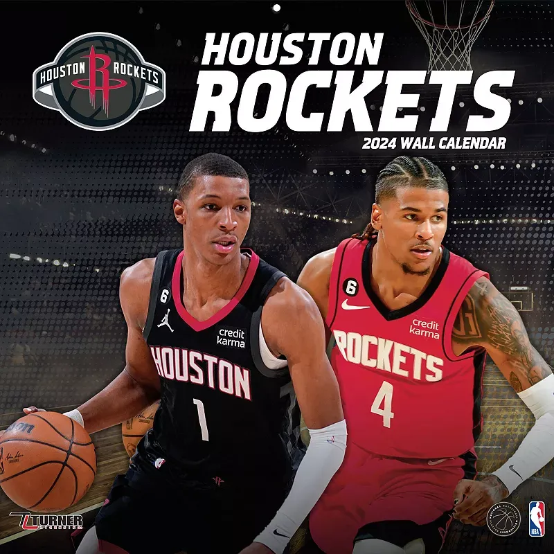 Houston Rockets 2024 12'' x Team Wall Calendar