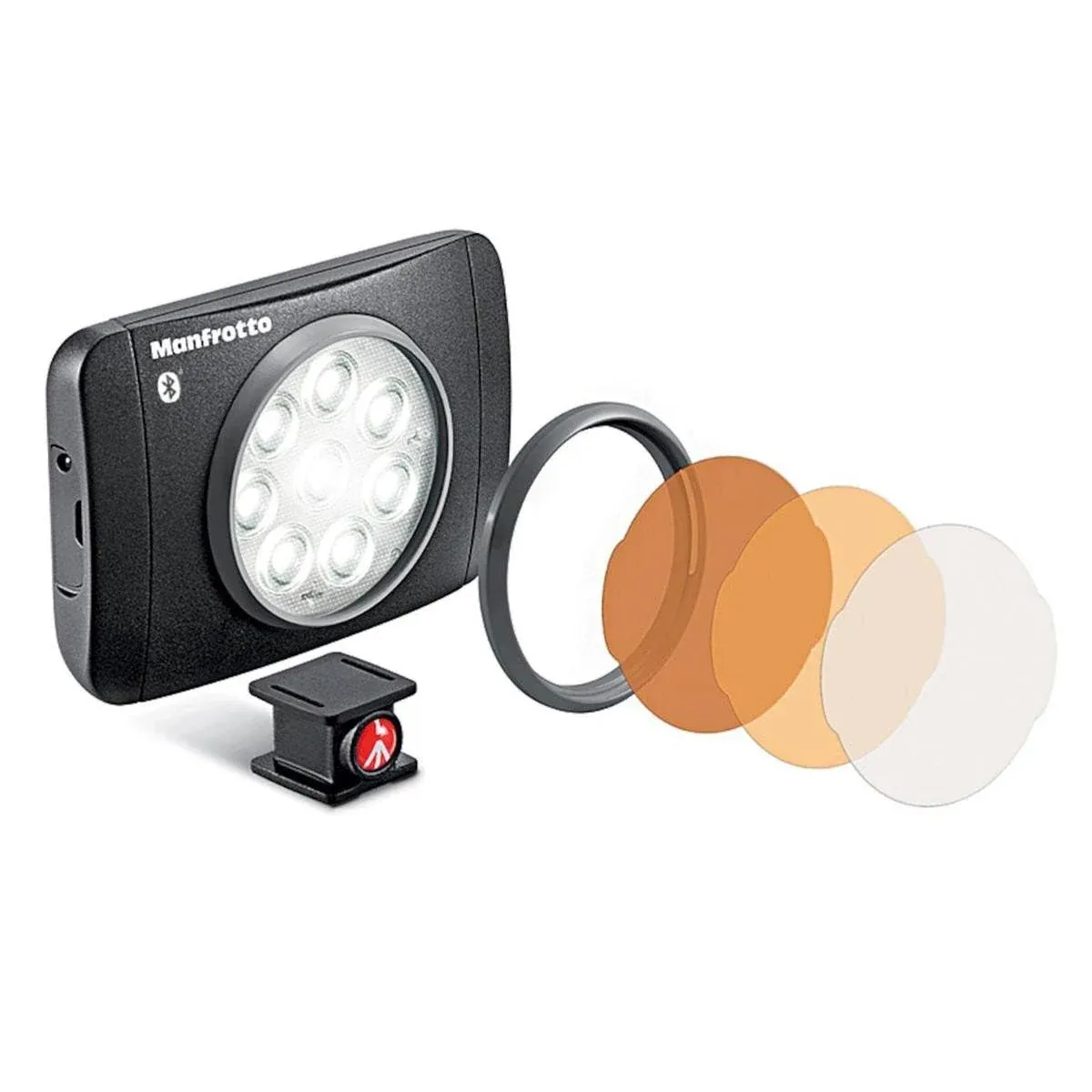 Manfrotto Lumimuse 8 On-Camera LED Light with Bluetooth MLUMIMUSE8A-BT