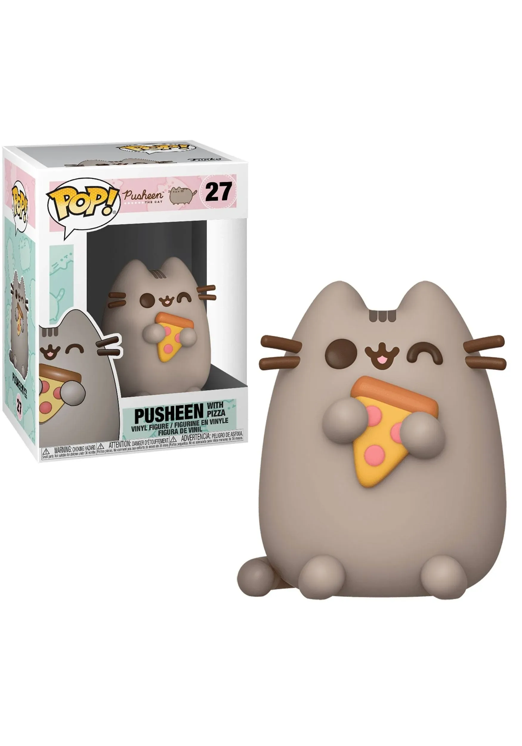 Pusheen with Pizza Pop!