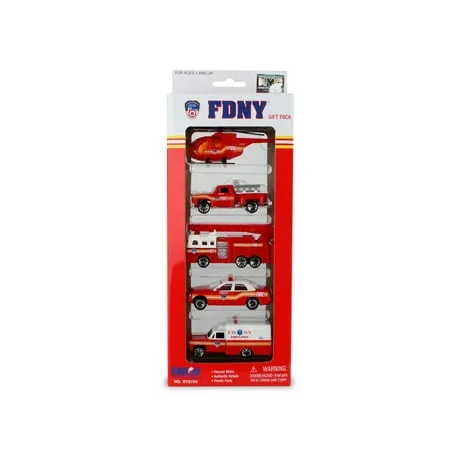 Daron FDNY Vehicle Gift Set, 5-Piece