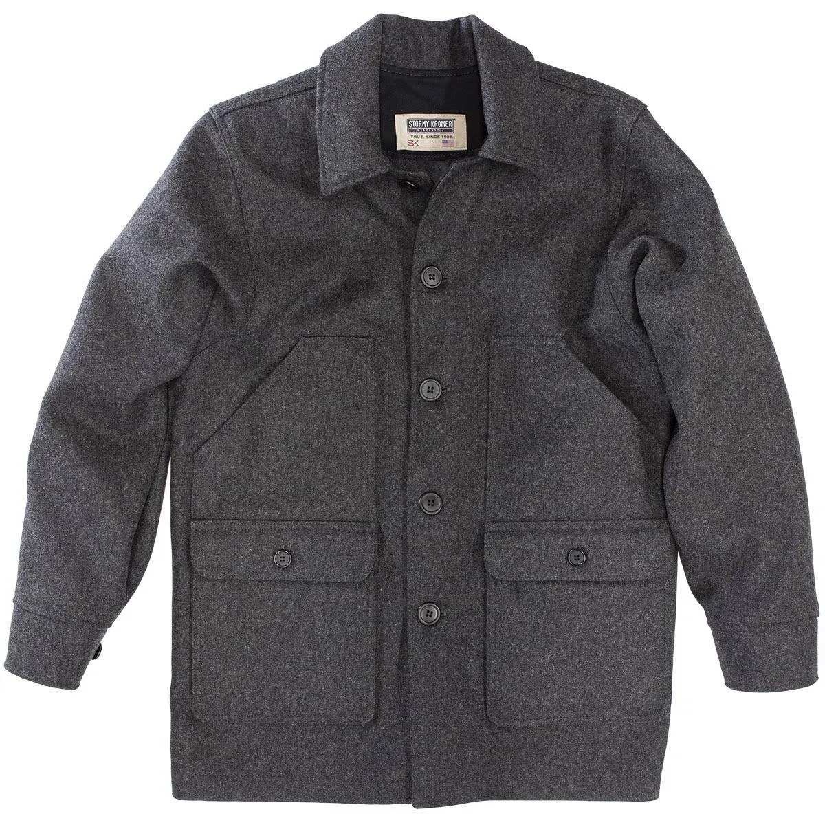 Stormy Kromer Men's Mackinaw Coat - Medium - Charcoal