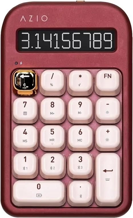 Azio Izo Number Pad/Standalone Calculator-rose