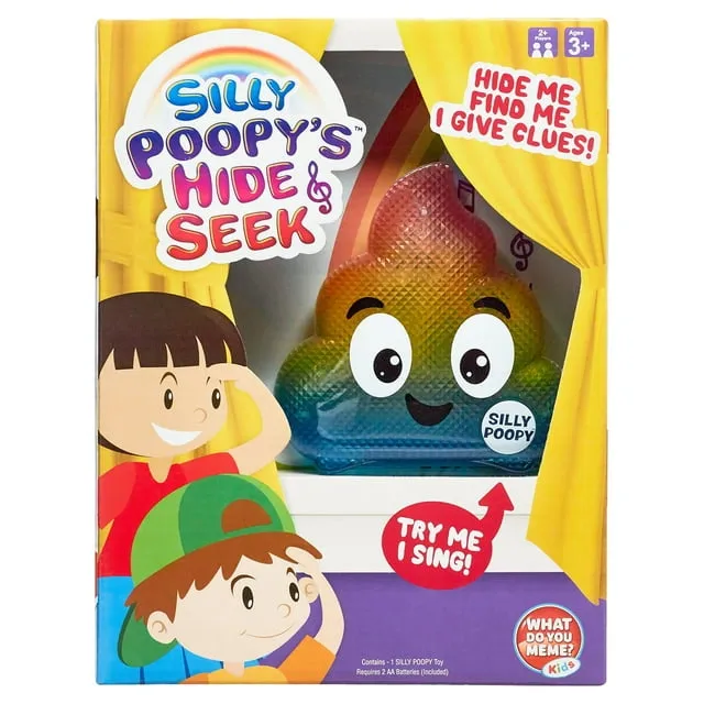 Silly Poopy's Hide & Seek Kids Game by What Do You Meme?® - For Ages 3+ - Electronic Interactive Game