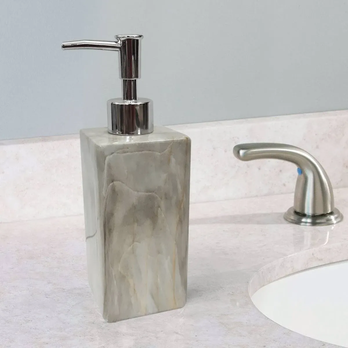 nu steel Stone Hedge Resin Soap/Lotion Pump - Transitional - Soap & Lotion Dispensers - by TATARA | Houzz