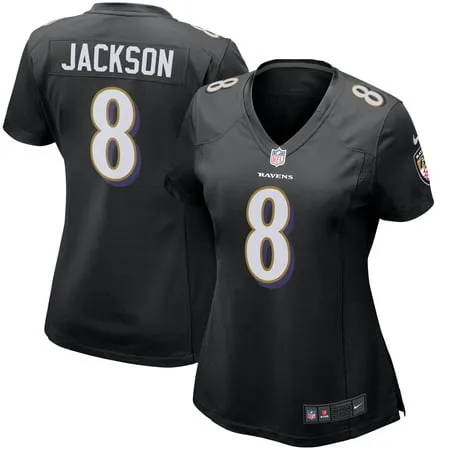 Women s Nike Lamar Jackson Black Baltimore Ravens Game Event Jersey