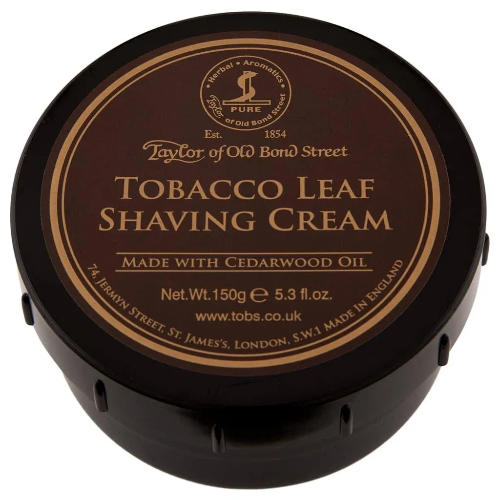 Taylor of Old Bond Street Shaving Cream Tobacco Leaf