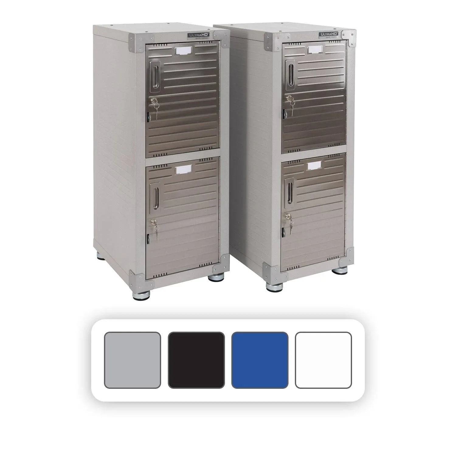 Seville Classics UltraHD 4-Door Stackable Locker Cabinet