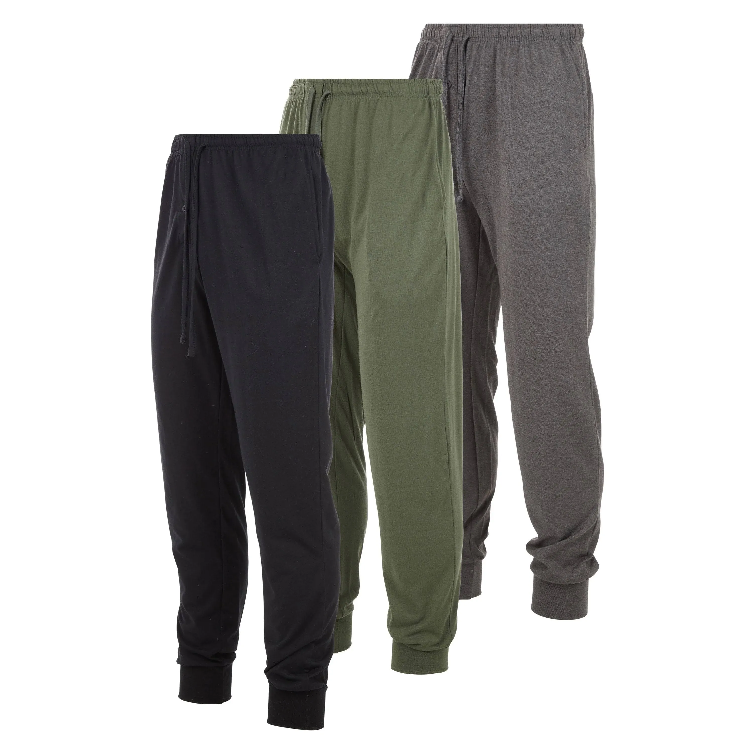 Daresay Mens Lounge Pants with Pockets - Mens Pajama Pants - Lounge Pants Men, Up to 3XL Pack of 3