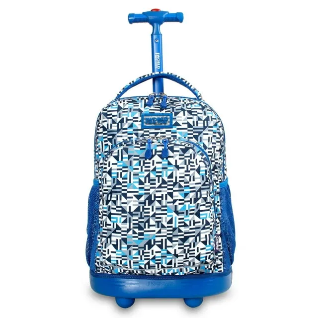 J World Sunny Rolling Backpack