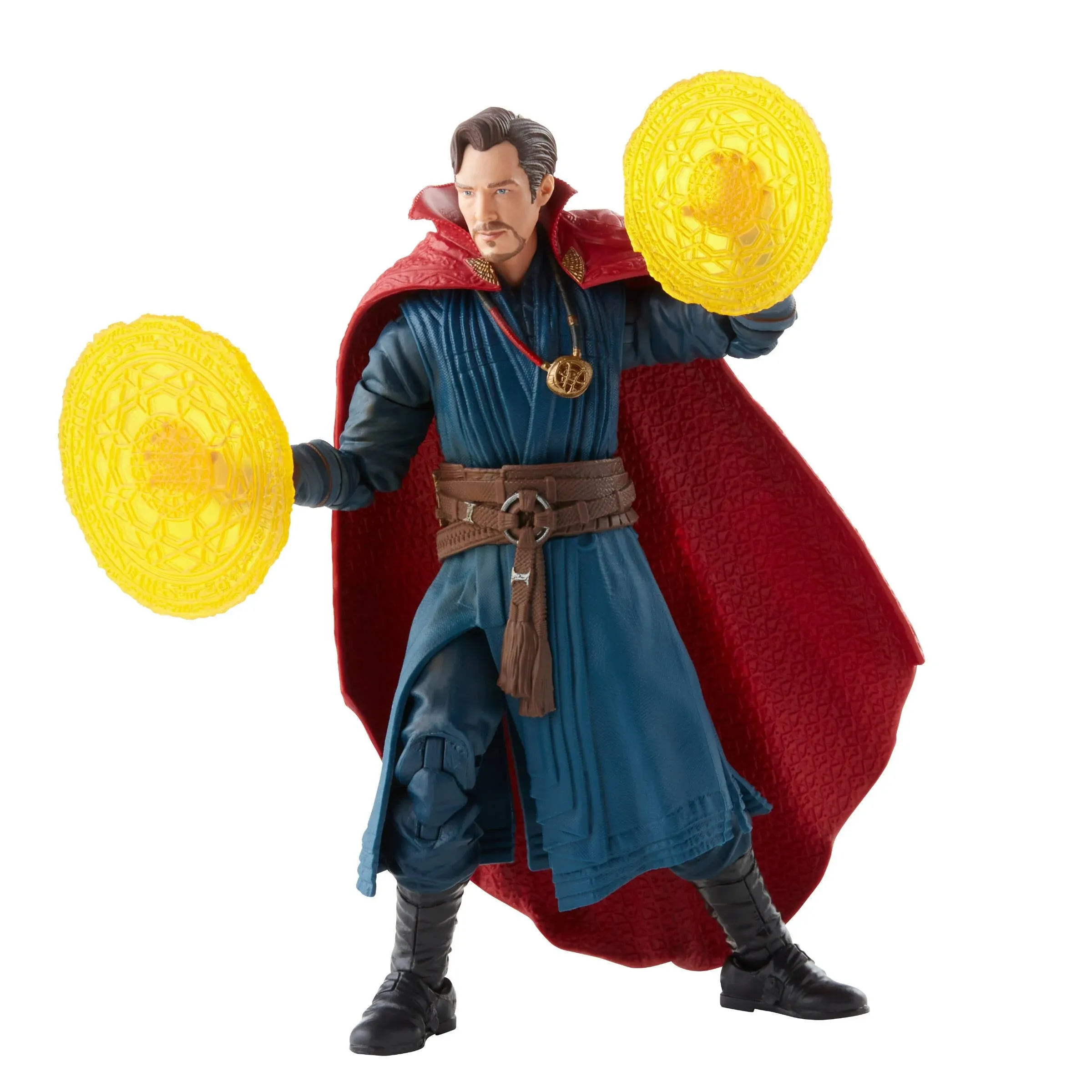 Spider-Man Marvel Legends Series Doctor Strange 6-inch Collectible Action Figure Toy and 4 Accessories and 1 Build-A-Figure Part(s), Multicolor