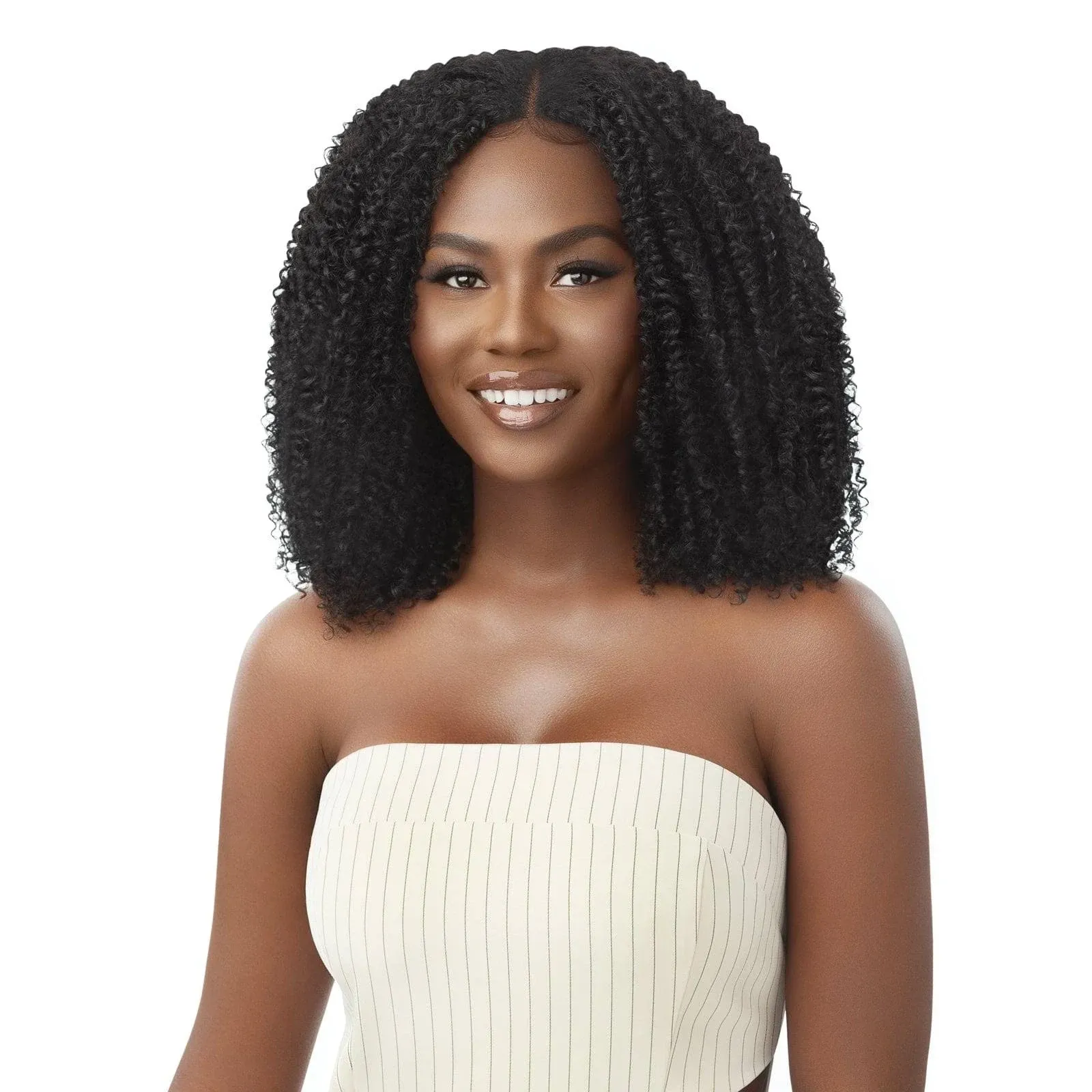 Outre Human Hair Premium Blend Big Beautiful Hair Leave Out Wig Coily Fro 14" (NBRN)