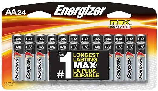 Energizer 30039800103896 Max Premium AAA Batteries, Alkaline Triple A Battery (24 Count) E92BP-24, 4" Height, 7.25" Width