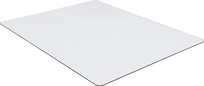 Lorell Tempered Glass Chairmat - 50" - Clear