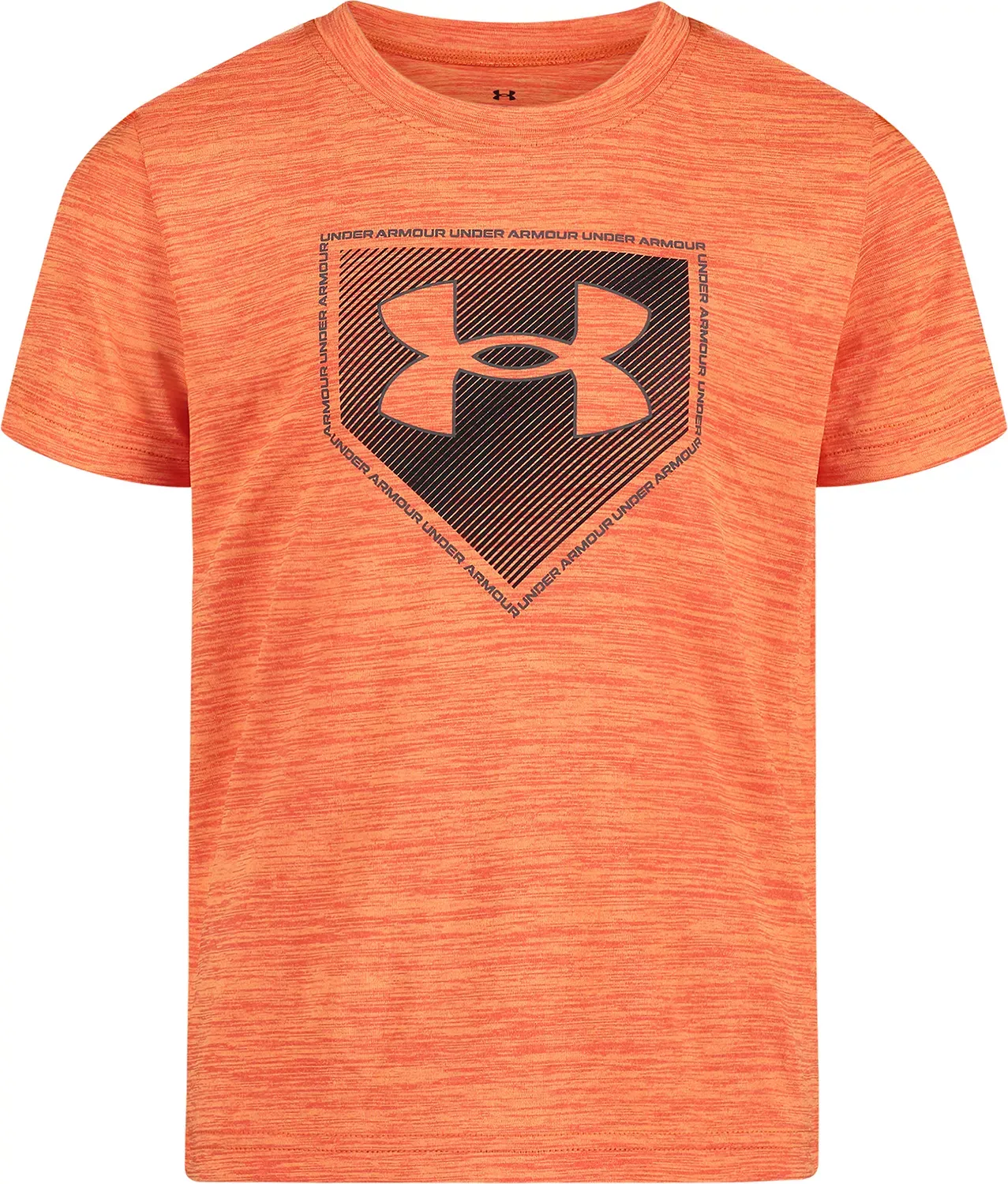 Under Armour Boys' Elite Plate Short Sleeve T-Shirt, Size 4, Orange Blast | Holiday Gift