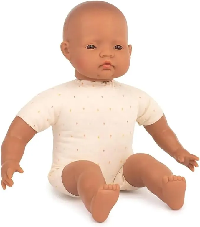 Miniland Educational Soft Body Dolls, 15-3/4", Hispanic