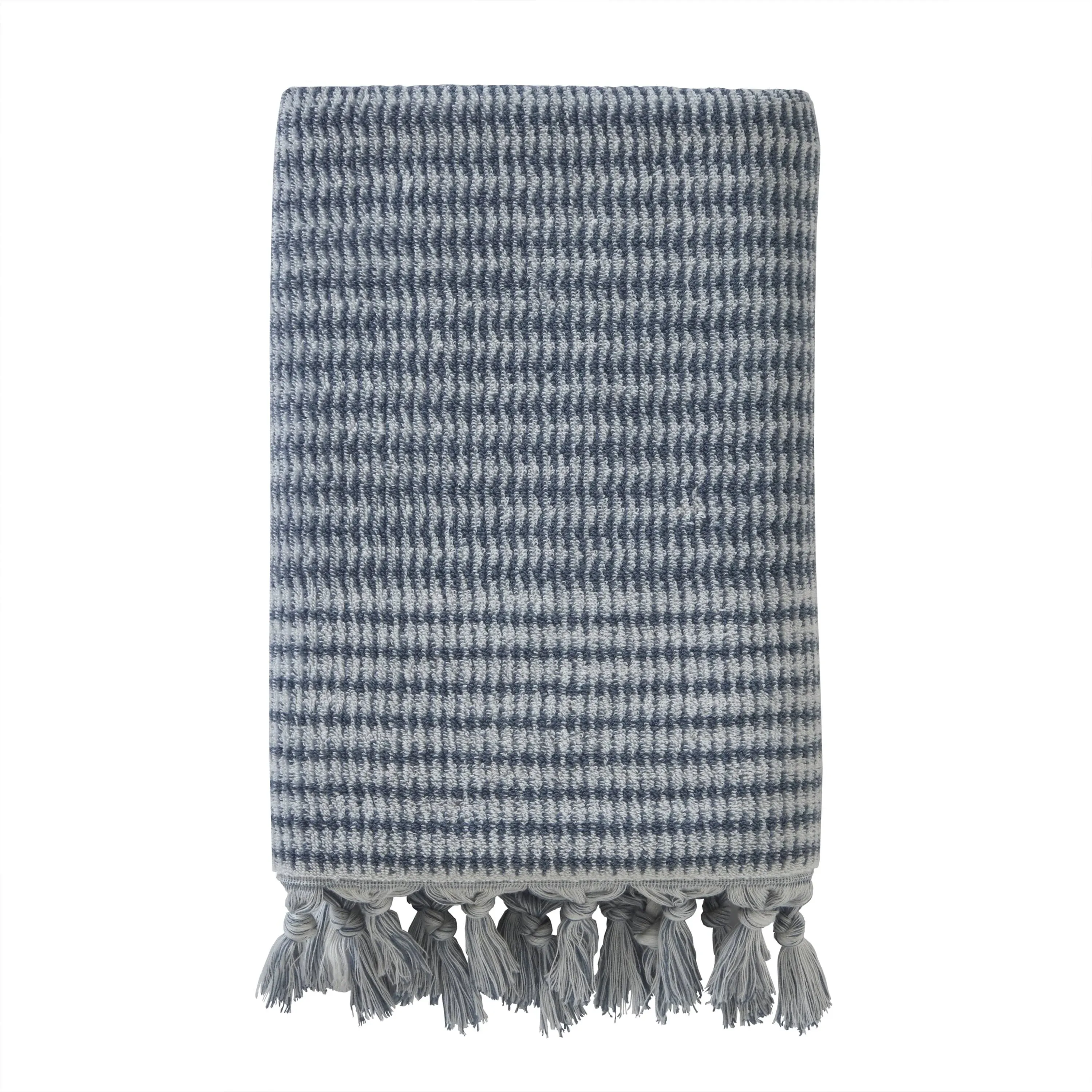 SKL Home Longborough 100% Turkish Cotton Bath Towel, Denim Blue