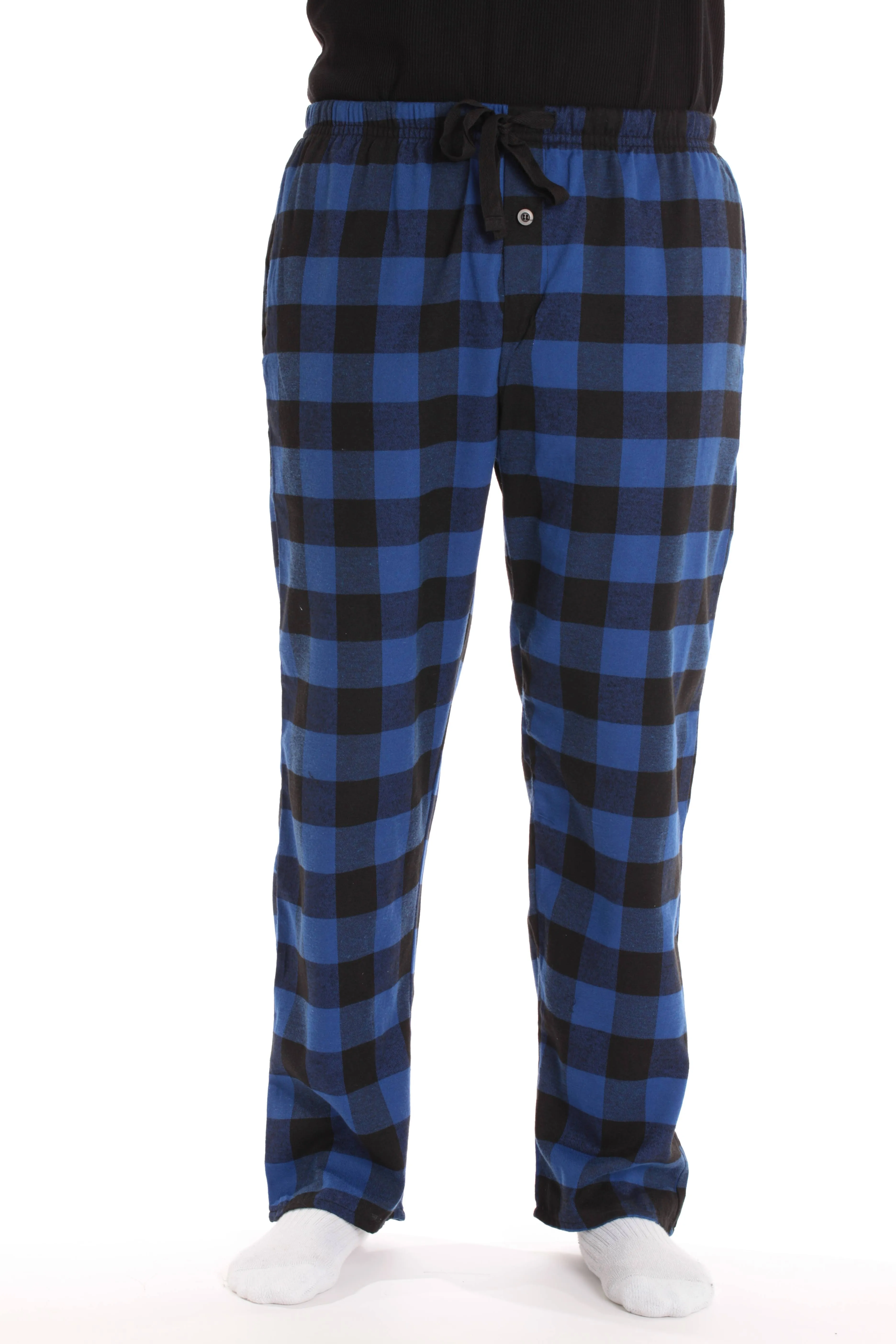 #followme Men's Flannel Pajamas - Plaid Pajama Pants for Men - Lounge & Sleep PJ Bottoms