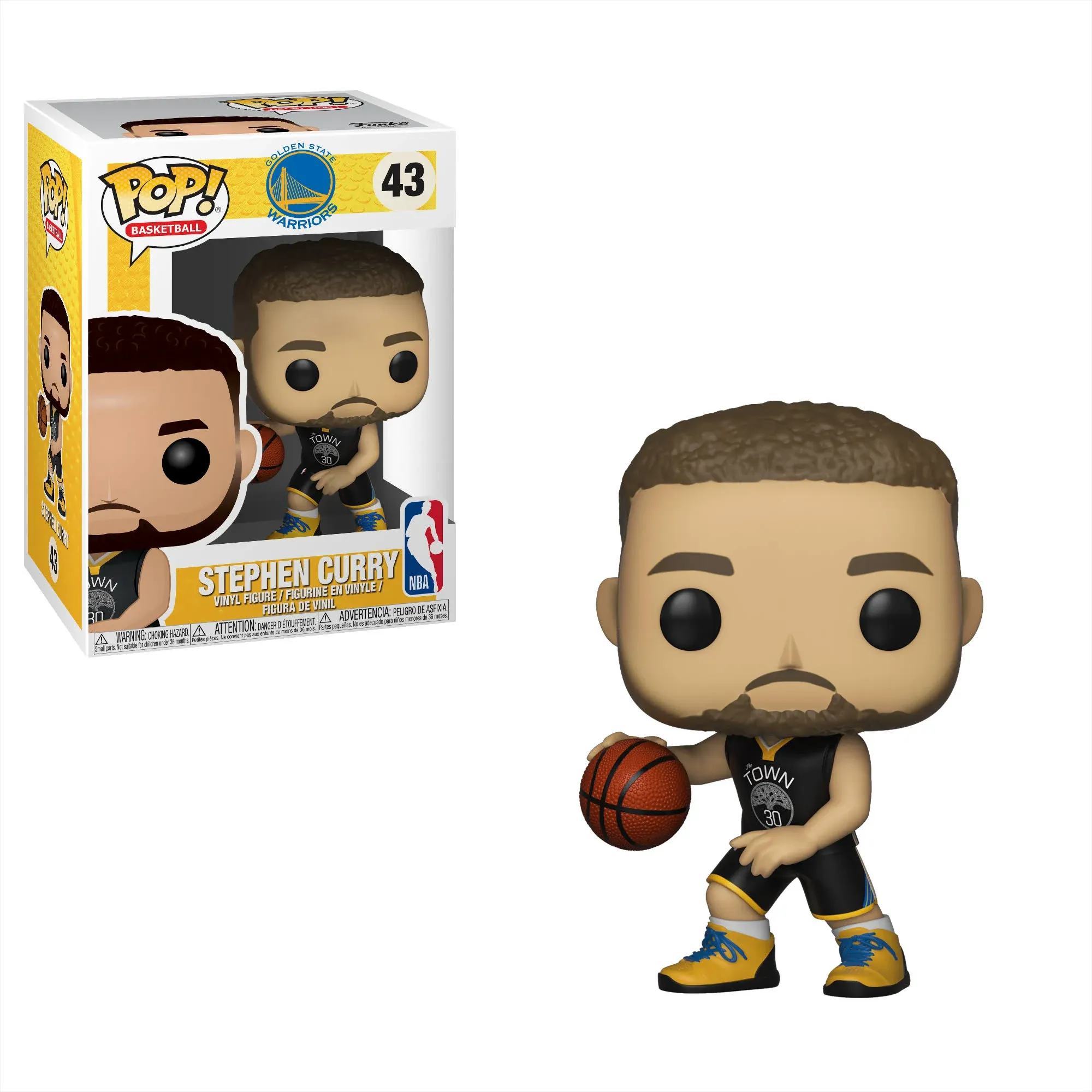 FUNKO POP! NBA BASKETBALL GOLDEN STATE WARRIORS: STEPHEN CURRY #43 (THE TOWN JER