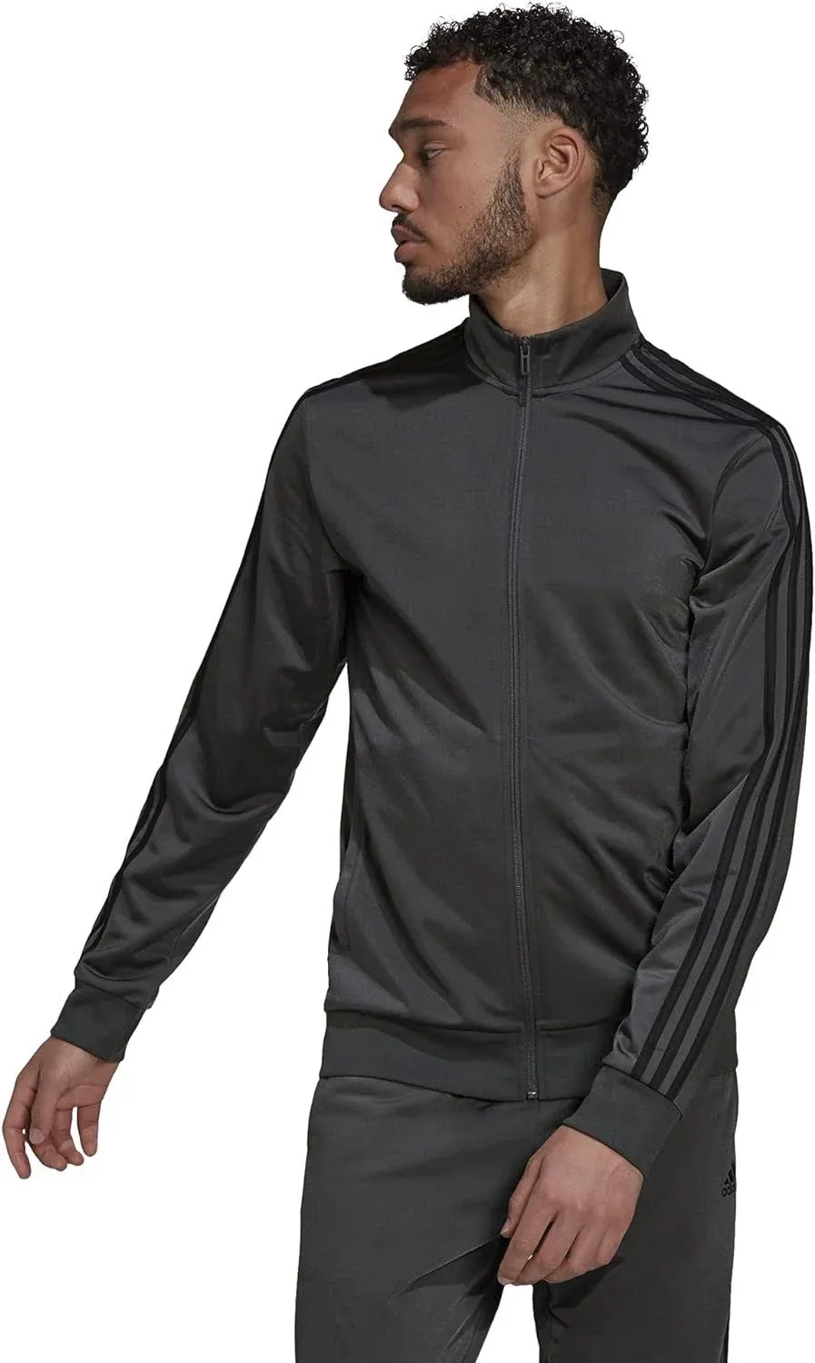 adidas Men's Essentials Warm-Up 3-Stripes Track Jacket