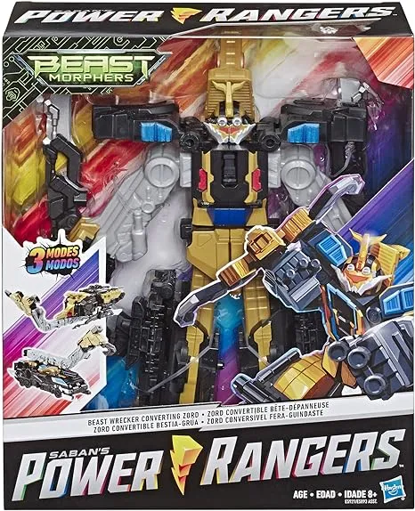 Power Rangers Beast Morphers Beast Wrecker Zord Converting Action Figure Toy from TV Show