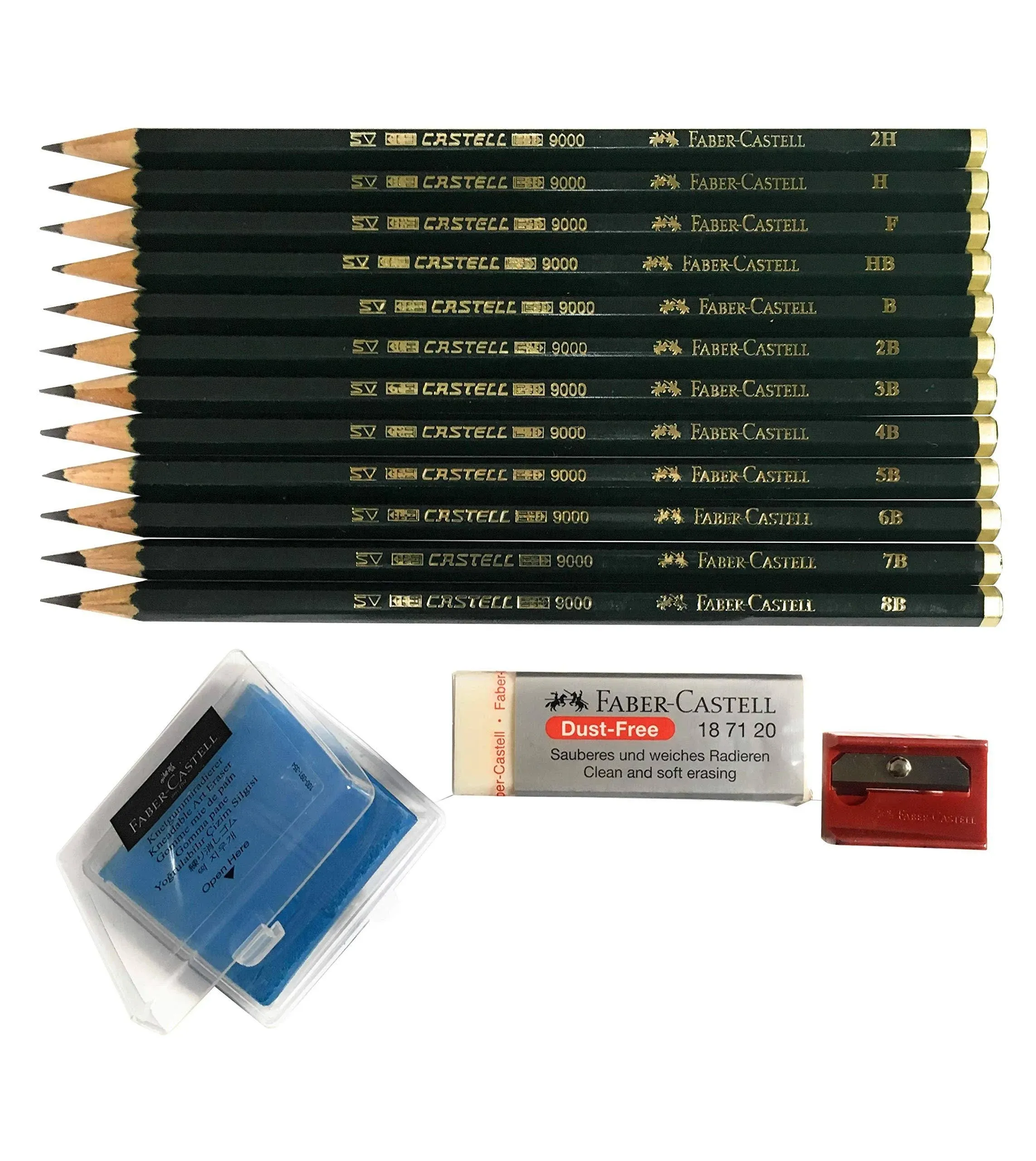 Faber-Castell 9000 Art Graphite Sketch Pencil Set