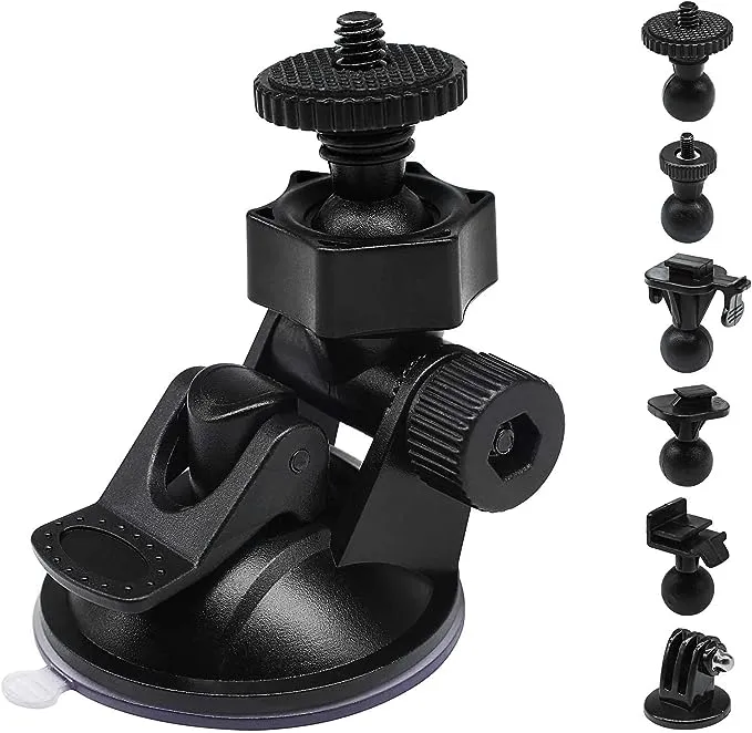 S30 Dash Cam Suction Mount (2Nd Gen) with 10Pcs Joints for Rexing,Z-Edge,<wbr/>Old Sha