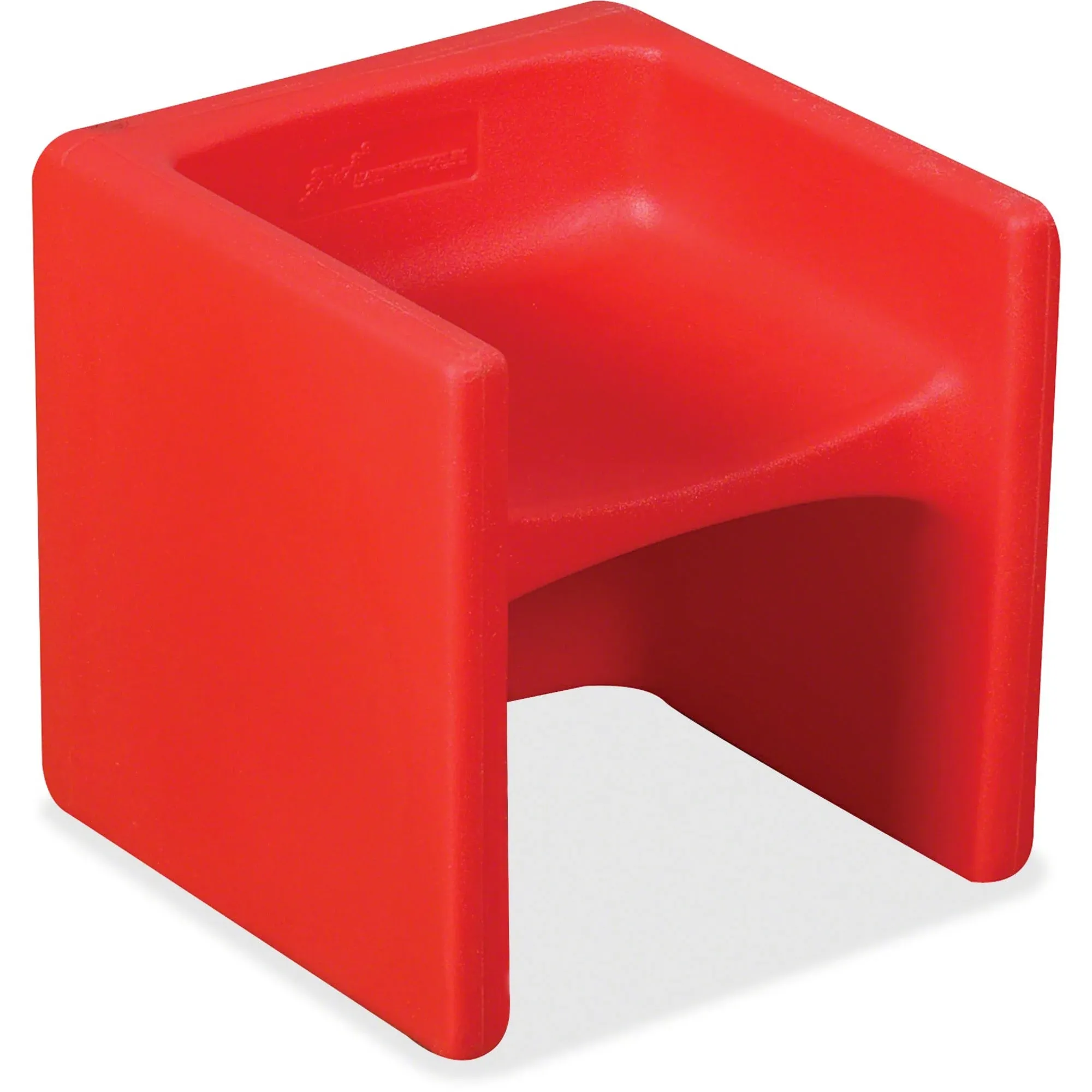 Children's Factory 3-in-1 Cube Chair for Kids, Flexible Seating Classroom Furniture, 1-Pack, Red