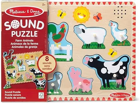 Melissa & Doug Sound Puzzle - Zoo Animals