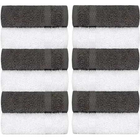 White Classic Luxury Cotton Washcloths