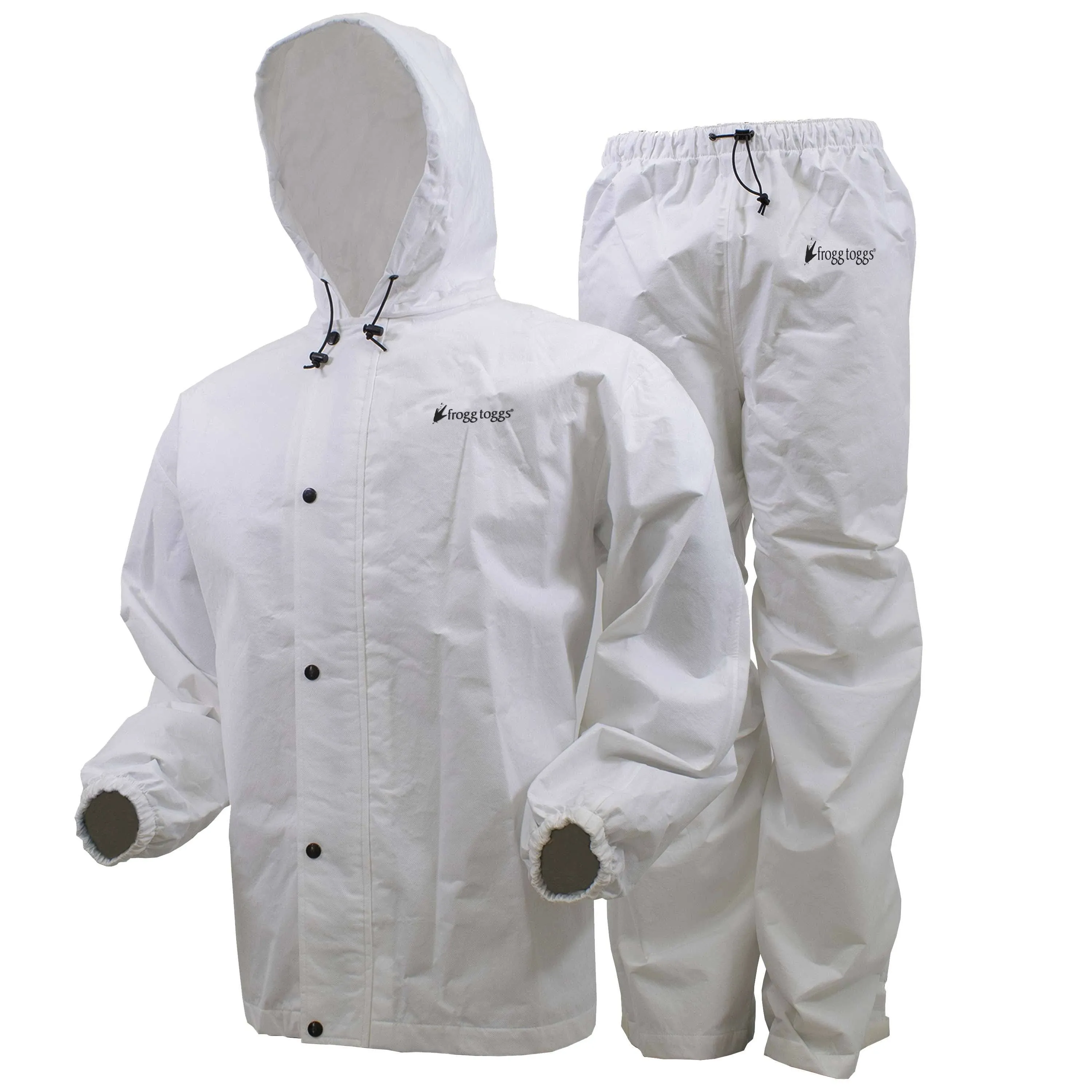 Frogg Toggs Men's Classic All-Sport Rain Suit, White