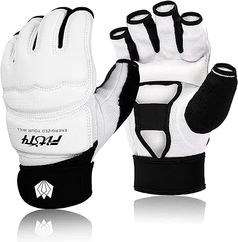 FitsT4 Half Mitts MMA UFC Training Boxing Punch Bag Martial Arts Gloves