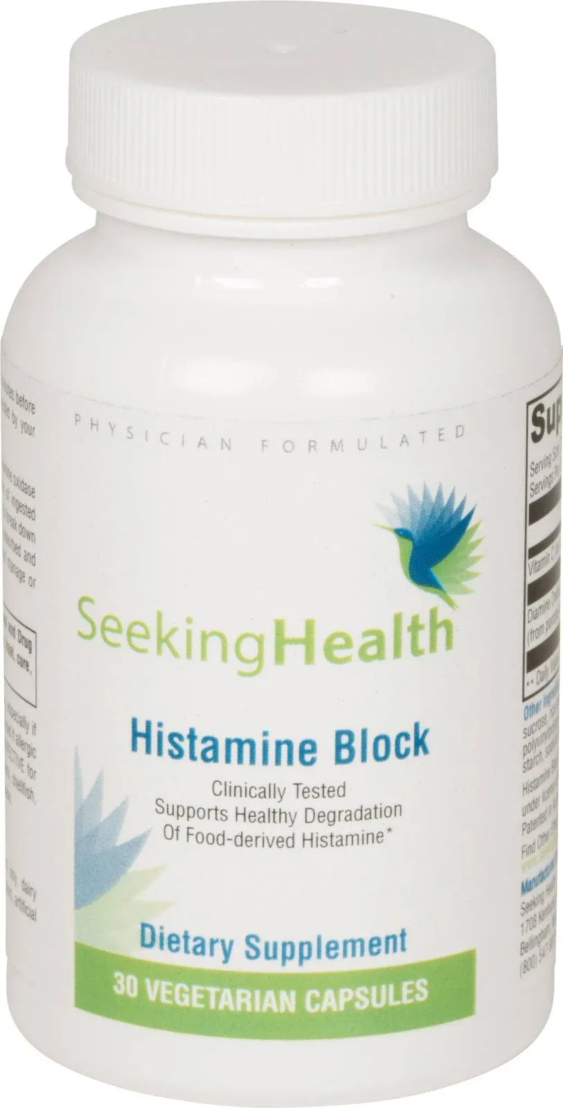 Seeking Health, Histamine Block Plus, 60 Capsules