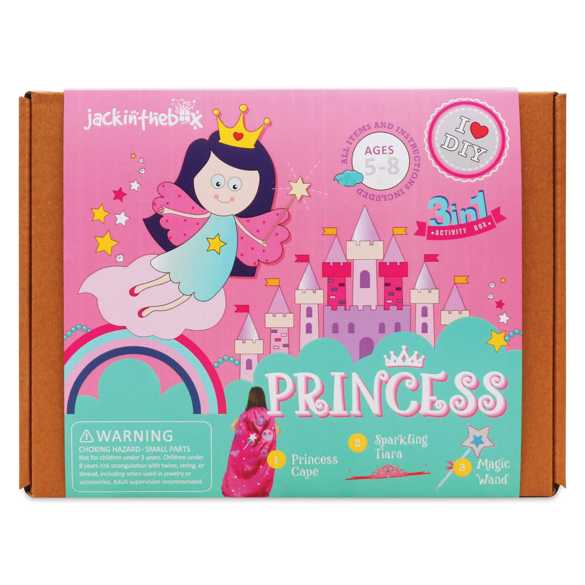 jackinthebox Princess Themed Arts and Crafts For Girls | Make A Cape Tiara and ...