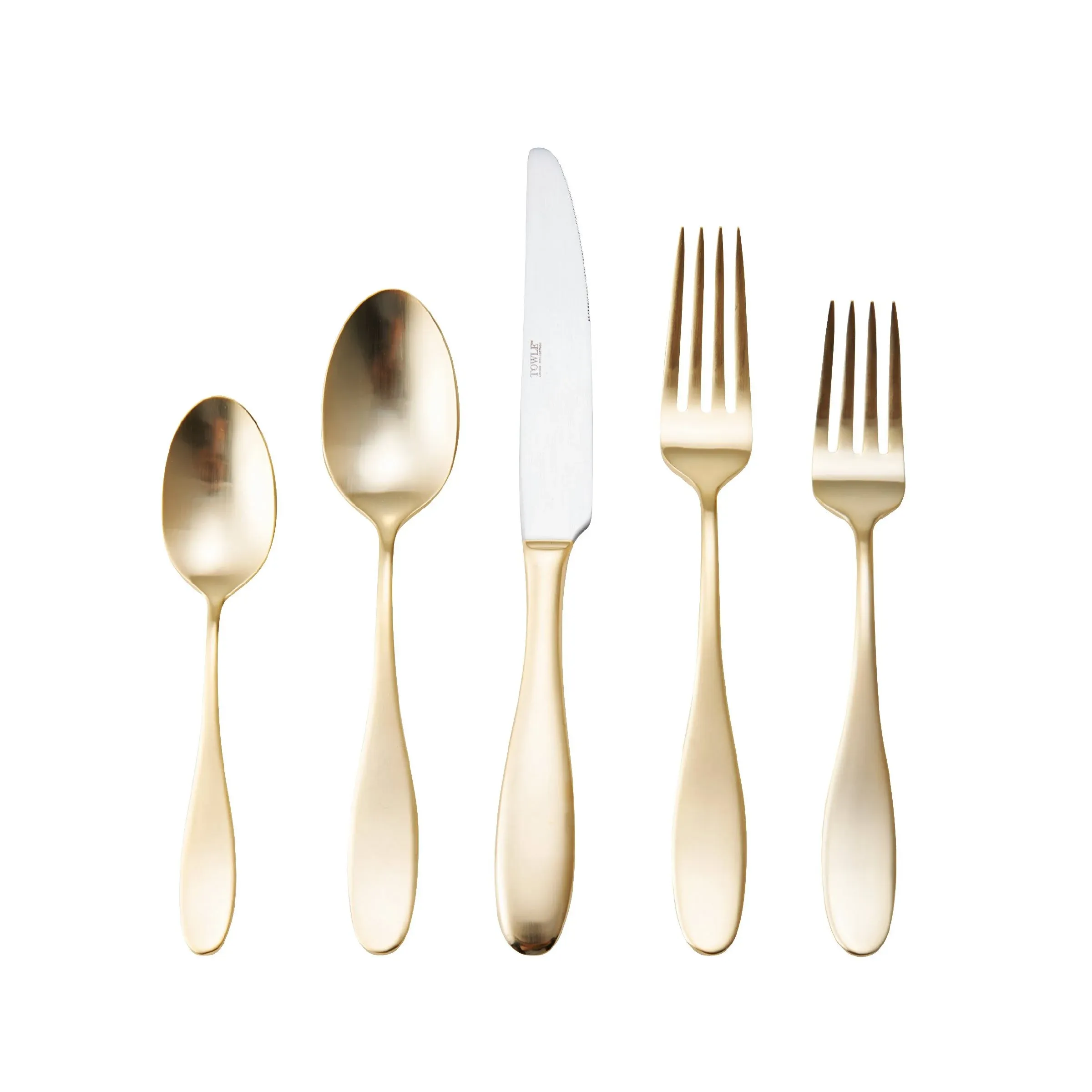 Ashwell Gold Plated 20 Piece Flatware Set, Service for 4