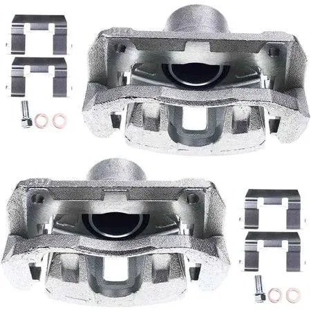 A-premium Brake Calipers with Bracket Compatible with Honda Accord 2003-2012 ...