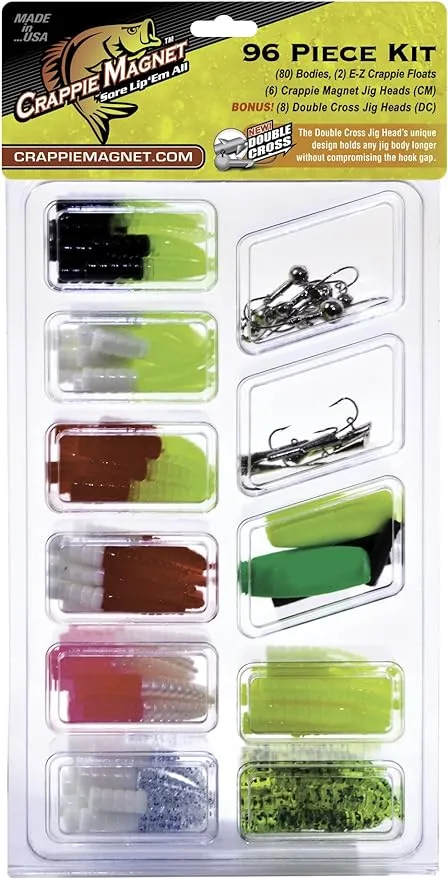 Crappie Magnet 96-Piece Jig Kit