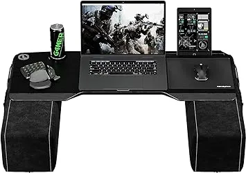 CYBOSS - Extra Wide Laptop Stand for Couch and Bed, Ergonomic Design with Cushio