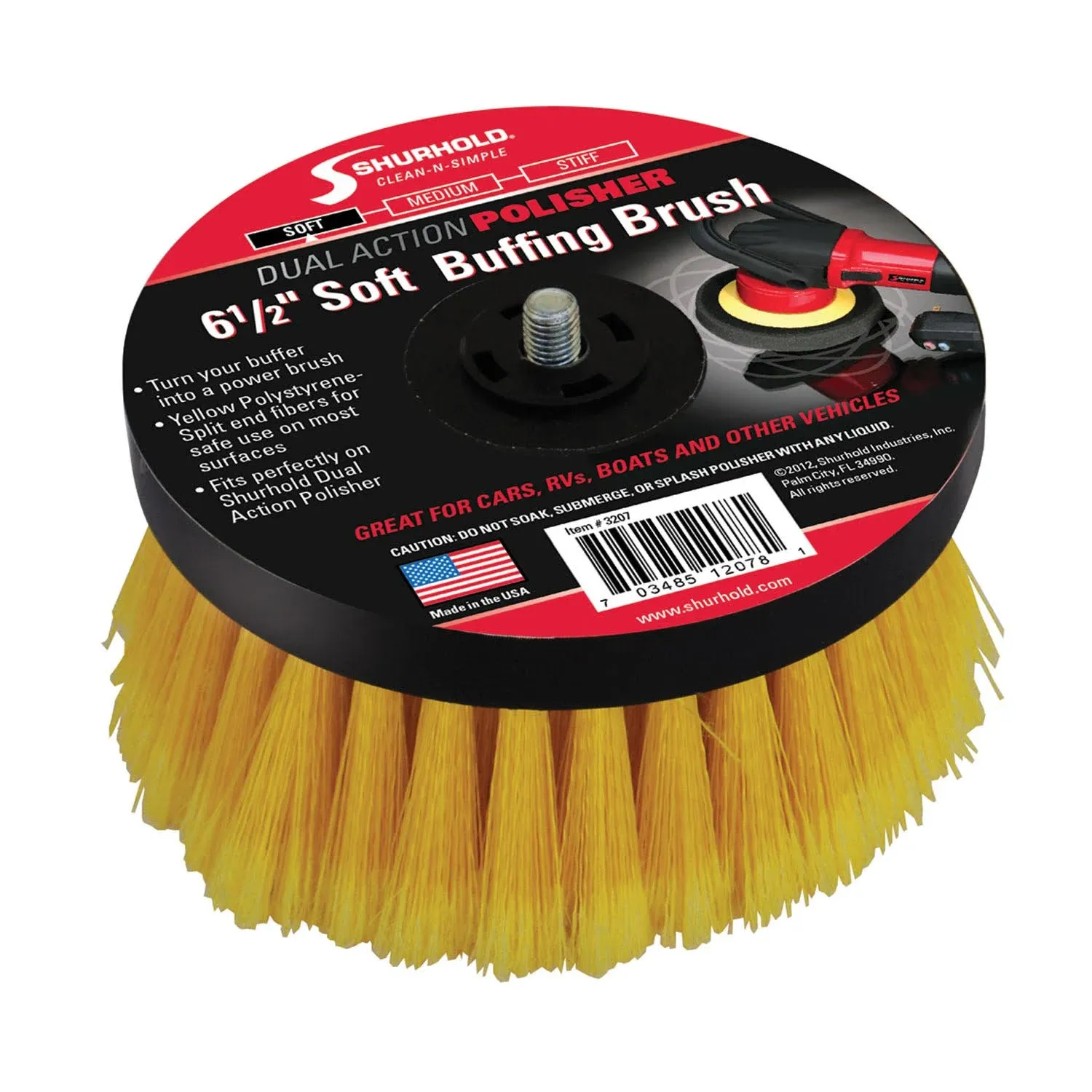 Shurhold 6-1/2" Soft Brush f/Dual Action Polisher [3207]