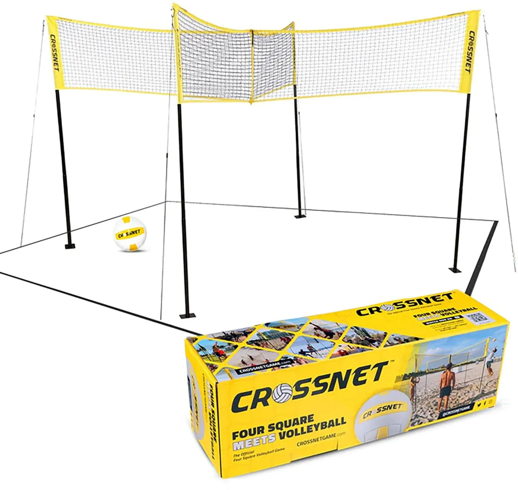 Crossnet Four Square Volleyball