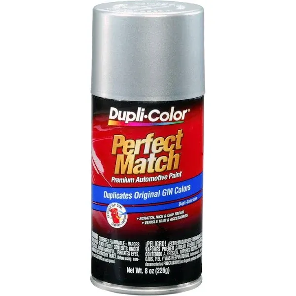 Dupli-Color BGM0535 Perfect Match 8 fl. oz. Silver Metallic Premium Aerosol Automotive Paint