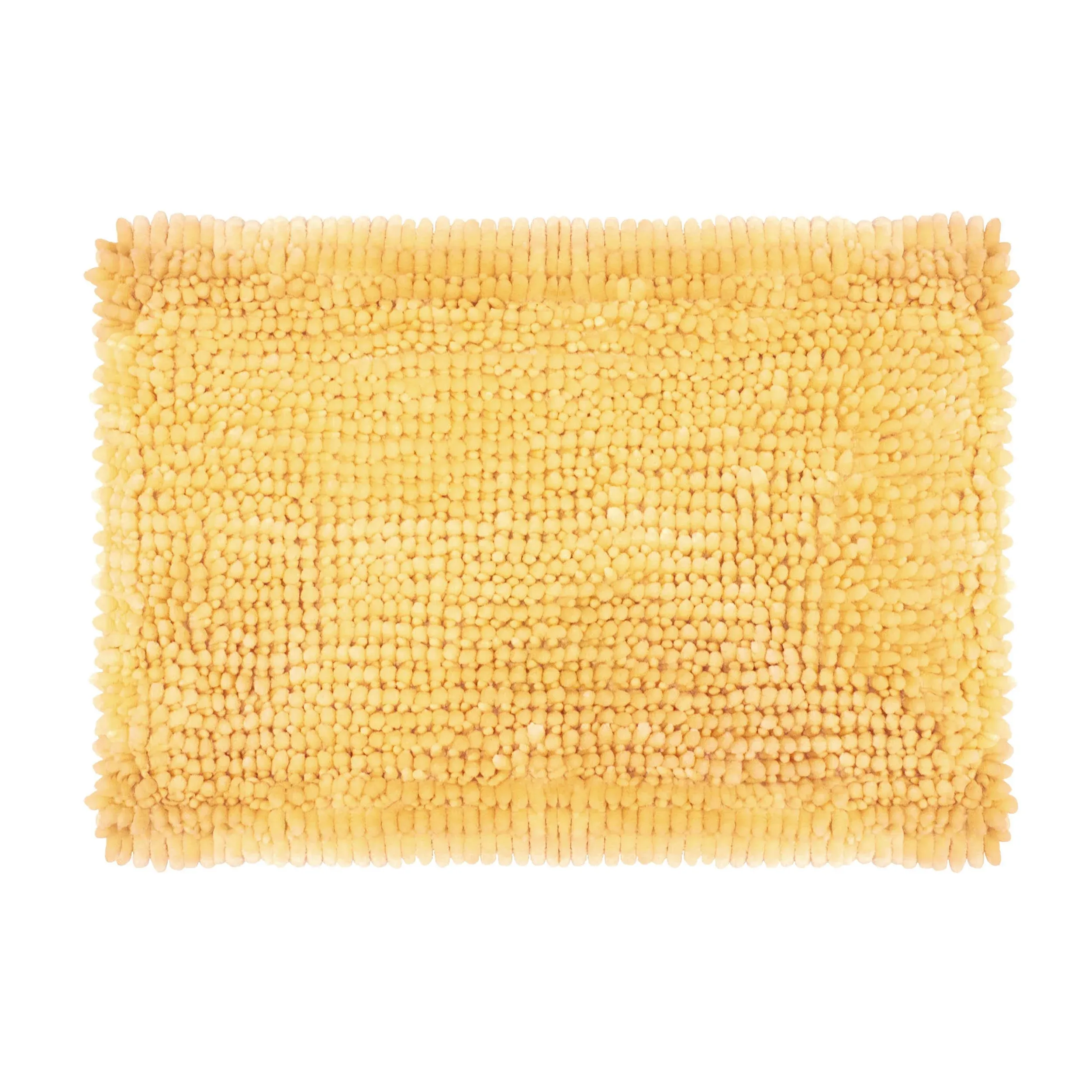 Laura Ashley Butter Chenille 17" x 24" Bath Mat, Yellow