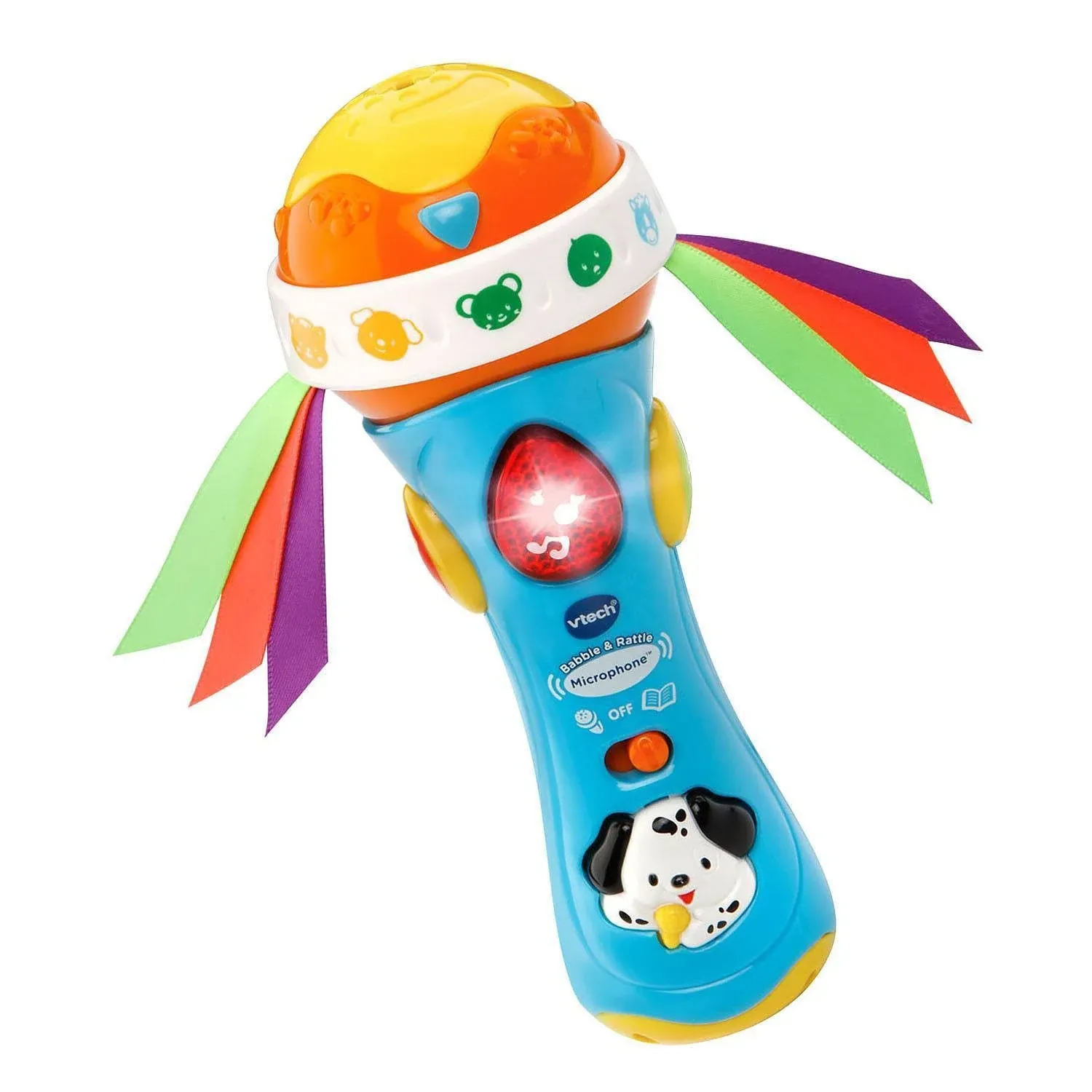 VTech Babble and Rattle Microphone, Fun Musical Toy for Baby