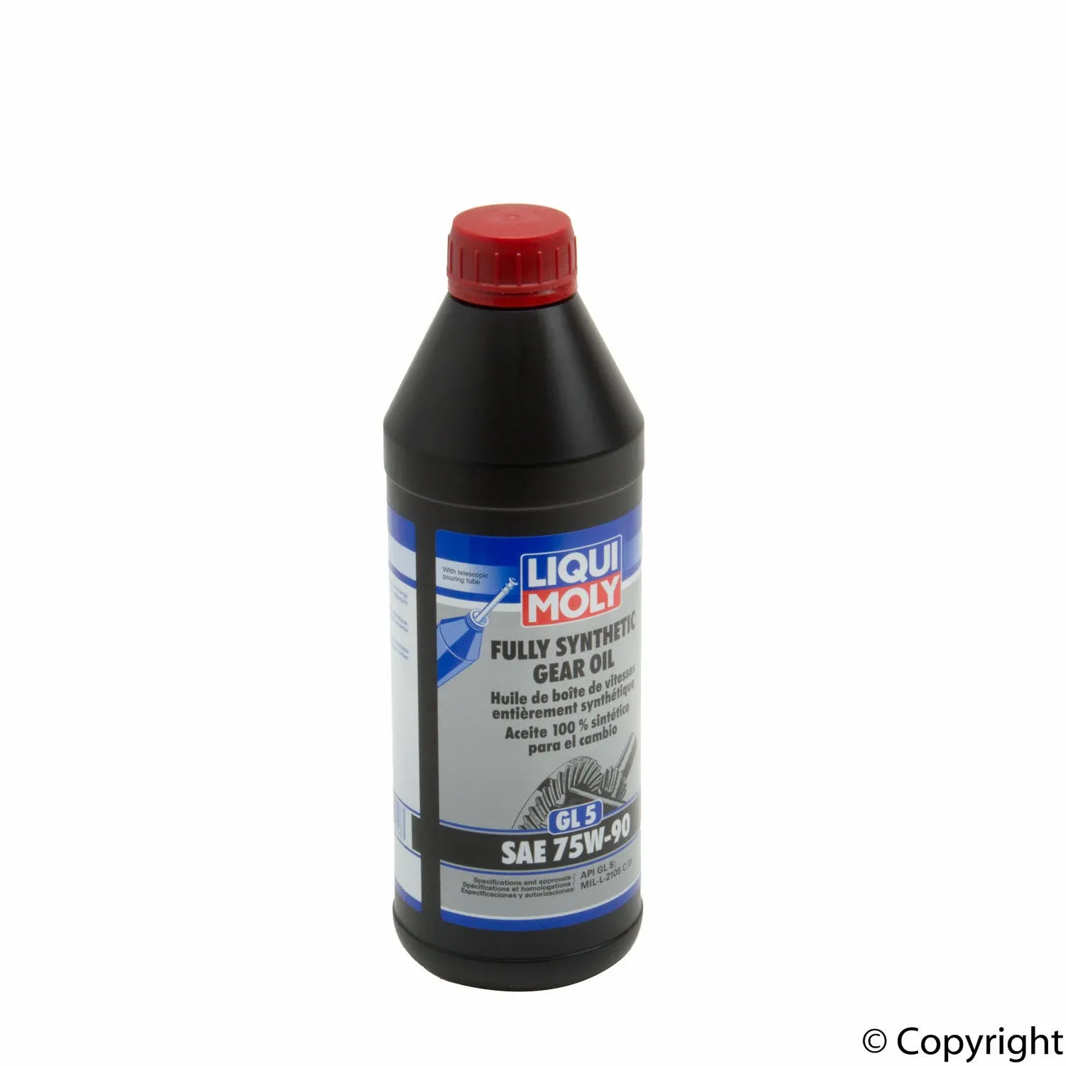 Liqui Moly (2048) SAE 75W-90 Fully Synthetic Gear Oil - 1 Liter