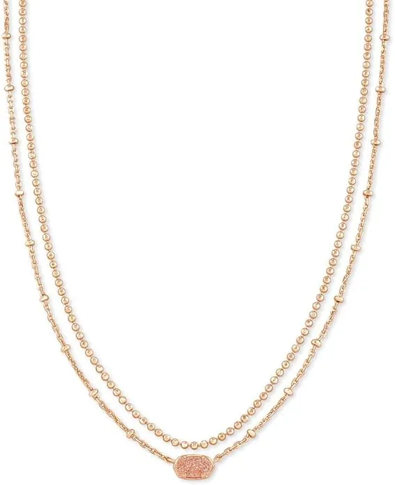 Kendra Scott - Emilie Multi Strand Necklace - Gold/Iridescent Drusy