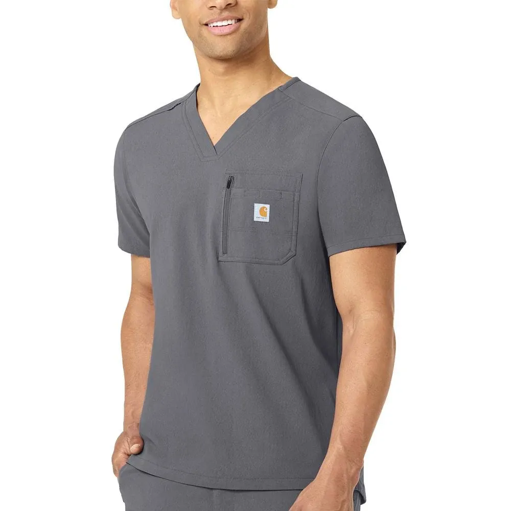 "Carhartt Men's Rugged Flex® Modern-Fit Tuck-In Scrub Top"