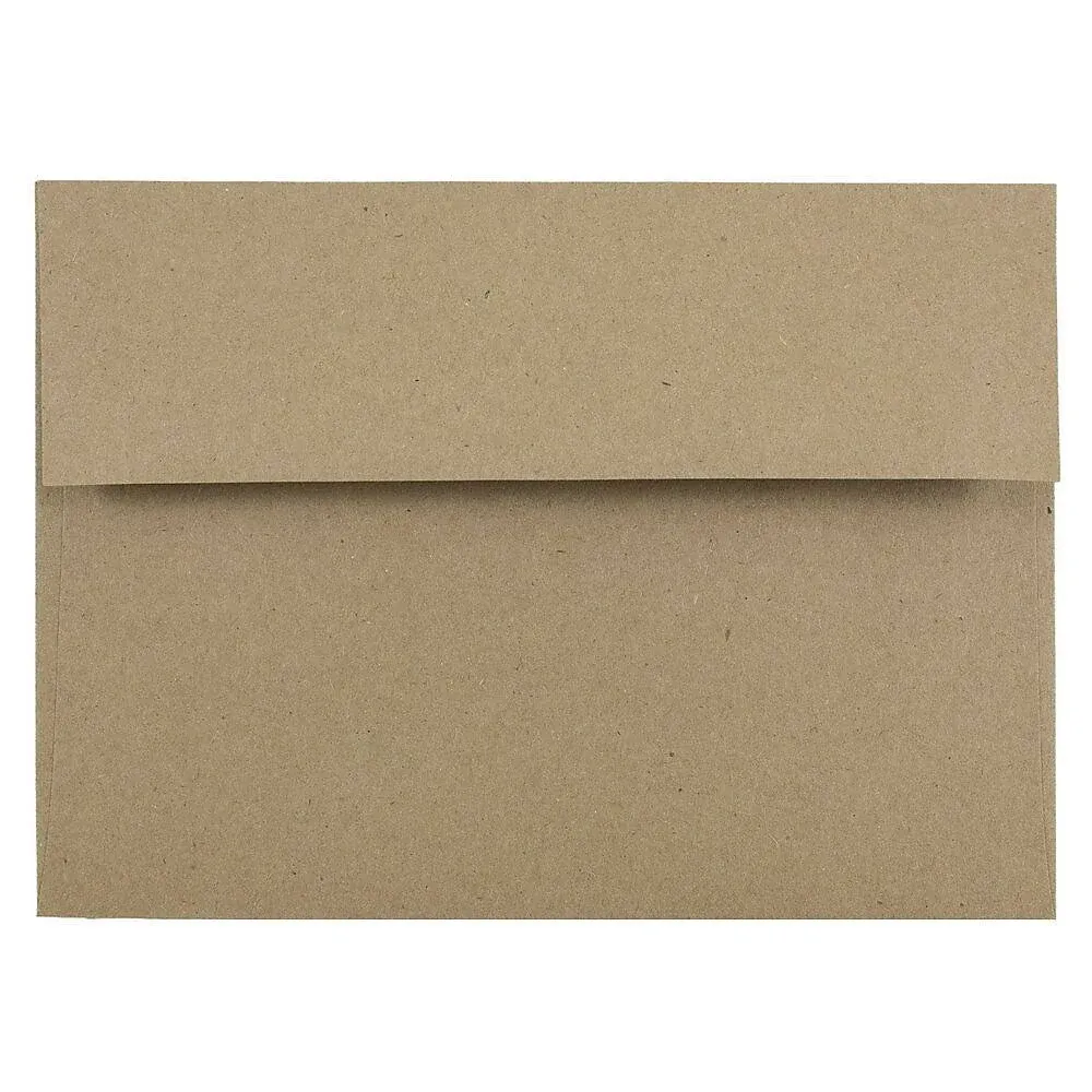 JAM Paper A7 Invitation Envelope, 5 1/4 x 7 1/4,  25/pack *** 8 PACKS***