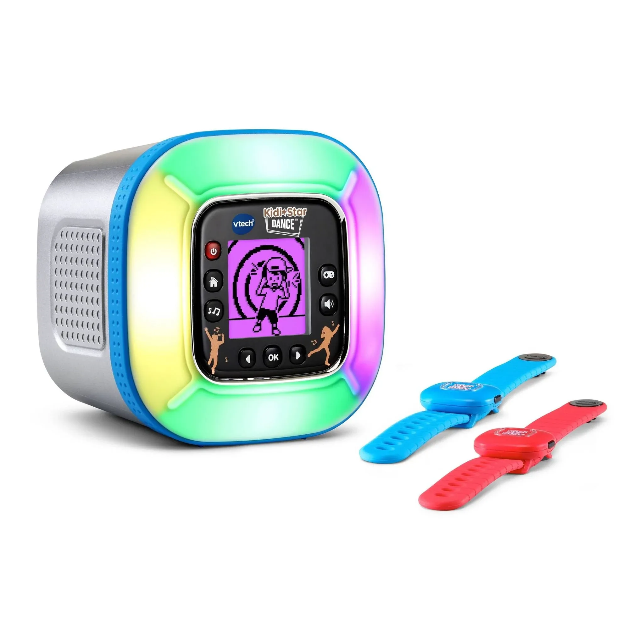 VTech Kidi Star Dance Light Up Kids Dance Toy With 2 Motion Activated Bands New